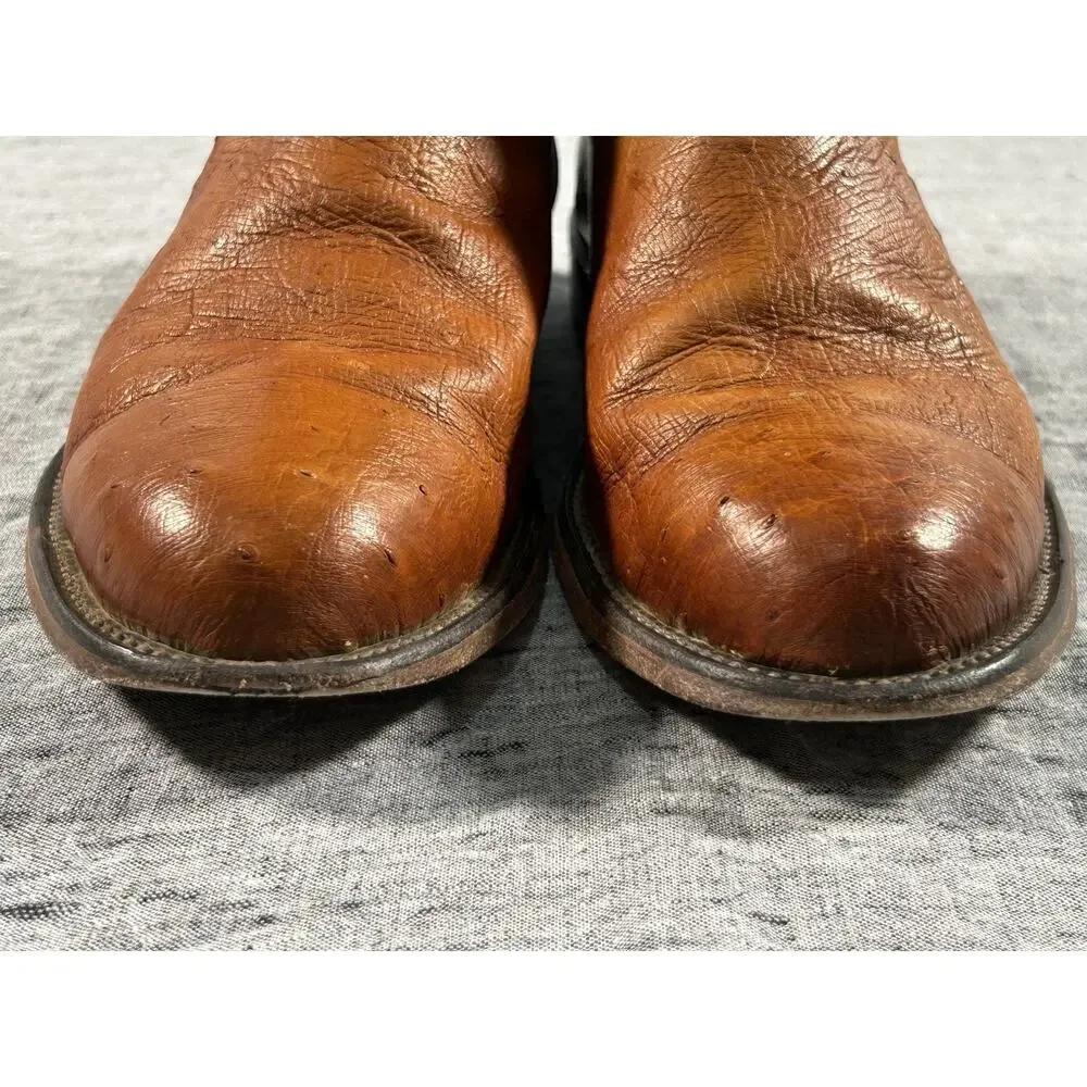 Lucchese Sunset Exotic Cowboy Boots Mens 11.5 2E Leather Western Made in USA